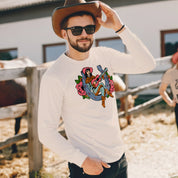 Honky Tonk Angel Unisex Long Sleeve Pigment Dyed Tee