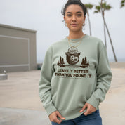 Smokey Bear's Campsite Rule Unisex Crew Sweatshirt