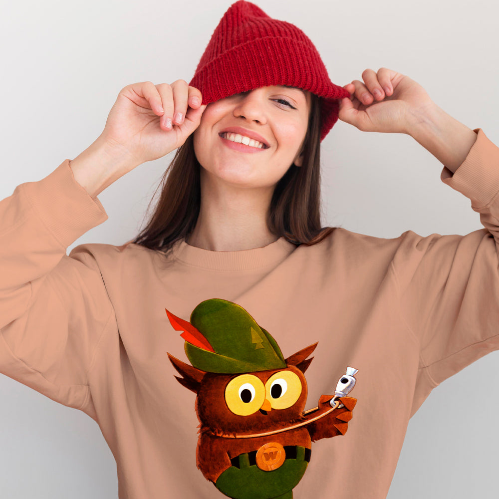 Multicolor Woodsy Owl Unisex Crew Sweatshirt