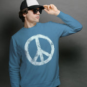 Peace Sign Unisex Crew Sweatshirt