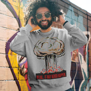 "Relax... It May Never Happen" Civil Defense Unisex Crew Sweatshirt
