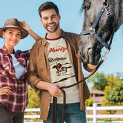 Howdy Cowboy Unisex Ringer Tee