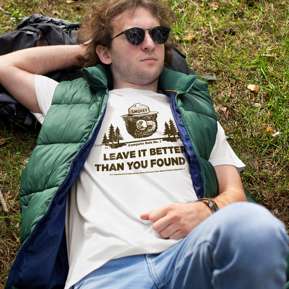 Smokey Bear's Campsite Rule Unisex Tee