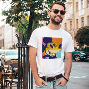 Color Blocked Steamboat Willie Unisex Tee
