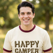 Happy Camper Unisex Ringer Tee