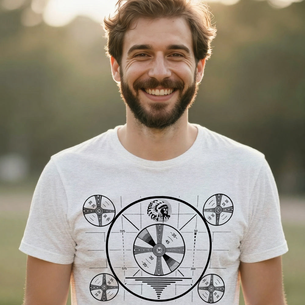 TV Test Pattern Unisex Tee