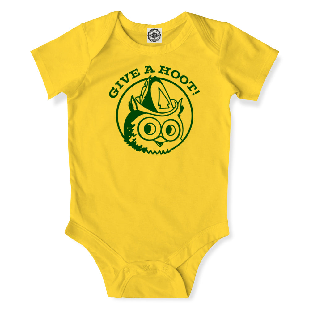 Woodsy Owl "Give A Hoot" Infant Onesie