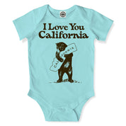 I Love You California Infant Onesie in Mint