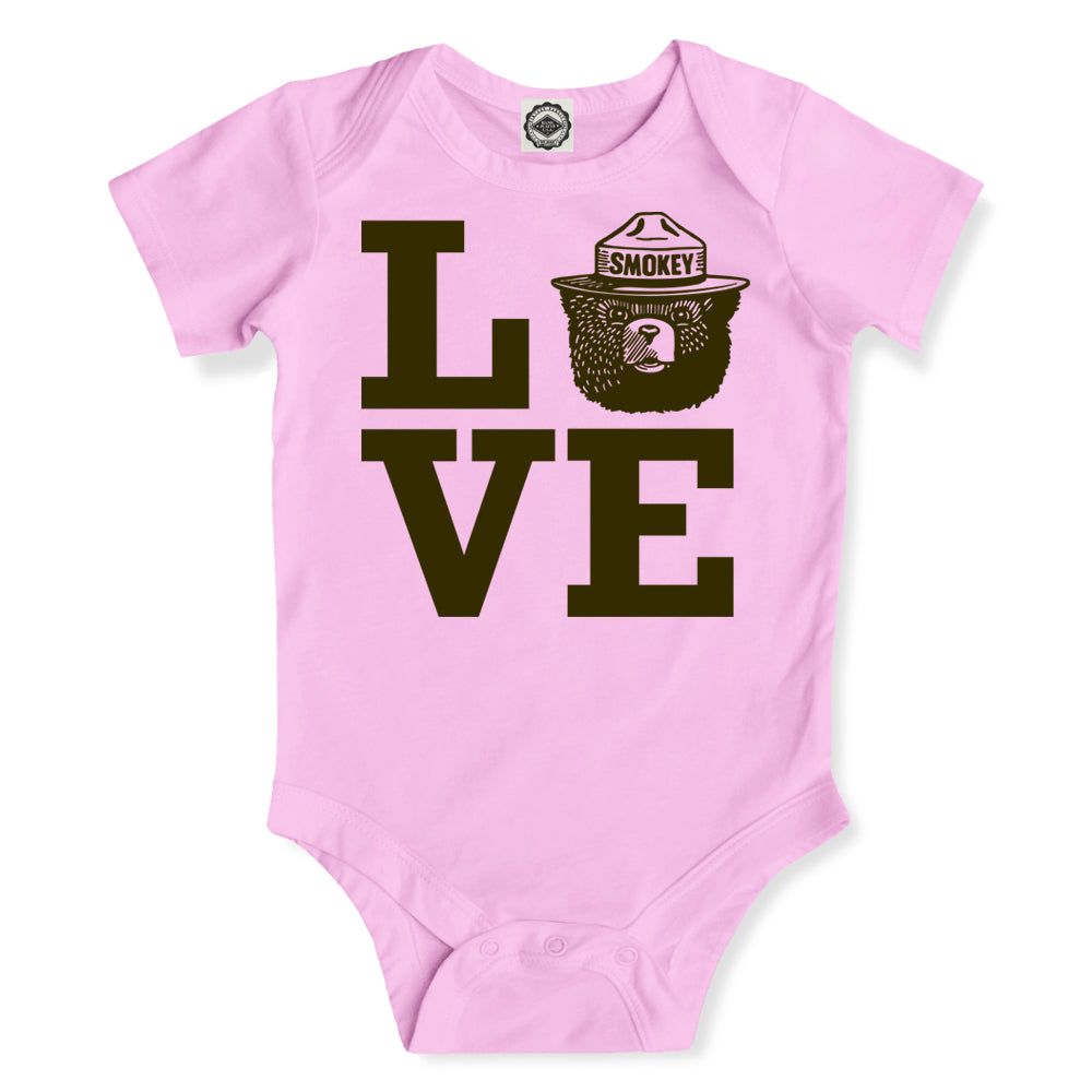 Smokey Bear Love Infant Onesie