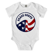 Vintage Peace Corps Logo Infant Onesie in White