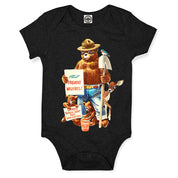 Smokey Bear "Friends Don't Play With Matches" Infant Onesie