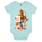 Smokey Bear "Friends Don't Play With Matches" Infant Onesie