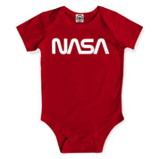 NASA Retro Worm Logo Infant Onesie