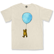 Winnie-The-Pooh With Balloon Unisex Pigment Dyed Tee