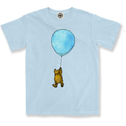 Winnie-The-Pooh With Balloon Unisex Pigment Dyed Tee