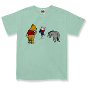 Winnie-The-Pooh, Piglet & Eeyore Unisex Pigment Dyed Tee