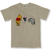 Winnie-The-Pooh, Piglet & Eeyore Unisex Pigment Dyed Tee