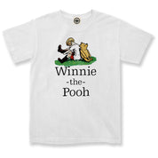 Winnie-The-Pooh & Christopher Robin Unisex Pigment Dyed Tee