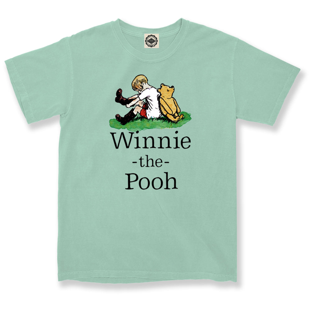 Winnie-The-Pooh & Christopher Robin Unisex Pigment Dyed Tee