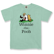 Winnie-The-Pooh & Christopher Robin Unisex Pigment Dyed Tee