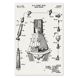 NASA Space Capsule Patent Screen Print