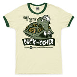Bert The Turtle "Duck & Cover" Unisex Ringer Tee