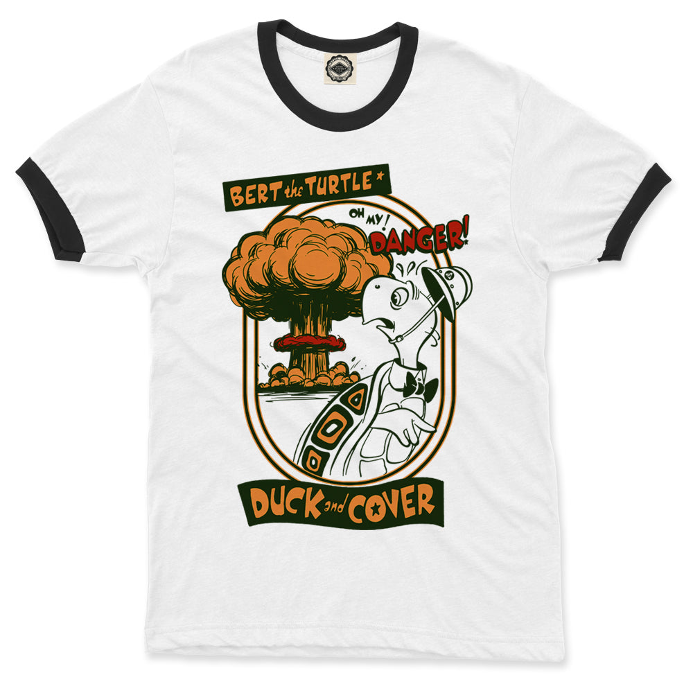 Bert The Turtle "Oh My Danger!" Unisex Ringer Tee