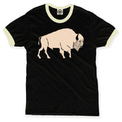 Buffalo/American Bison Unisex Ringer Tee