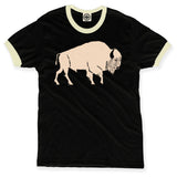 Buffalo/American Bison Unisex Ringer Tee