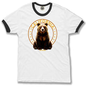 California "No Poking The Bear" Unisex Ringer Tee