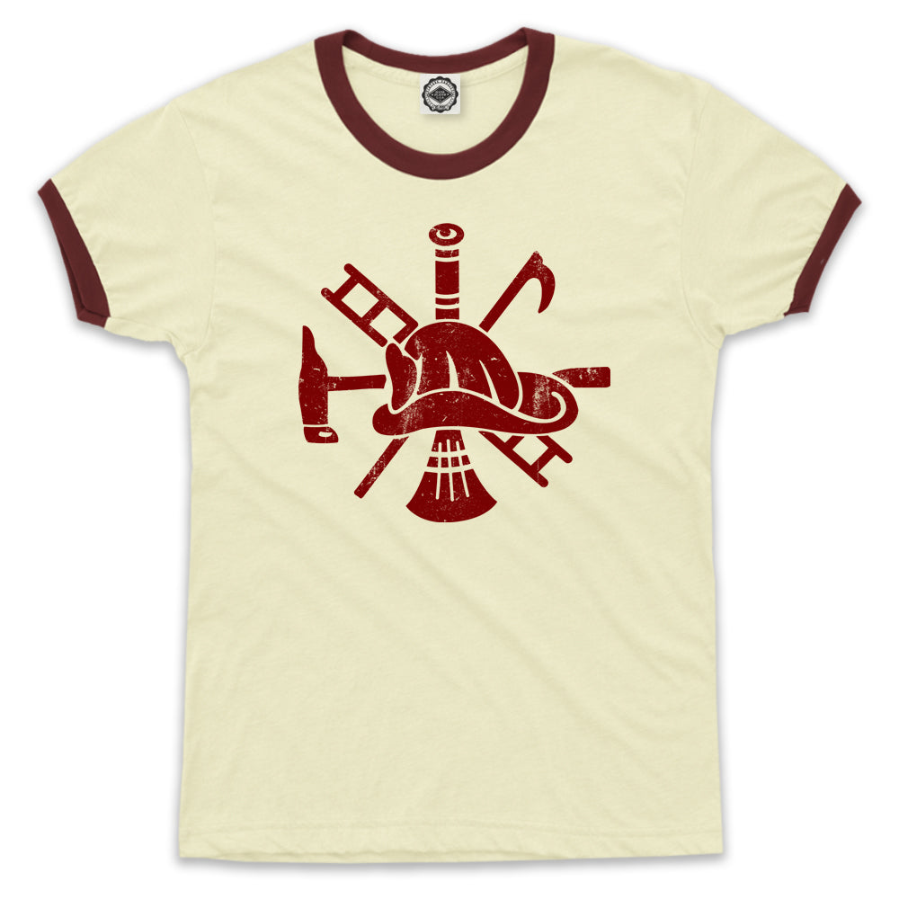 Fire Brigade Unisex Ringer Tee