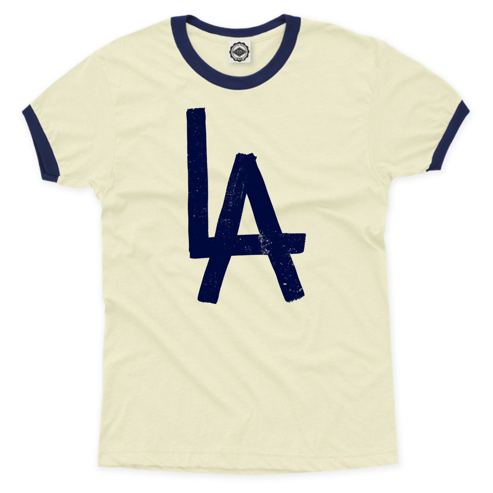Brush LA (Los Angeles) Unisex Ringer Tee