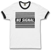 TV "No Signal" Unisex Ringer Tee