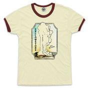 Old Faithful/Yellowstone National Park Men's Ringer Tee