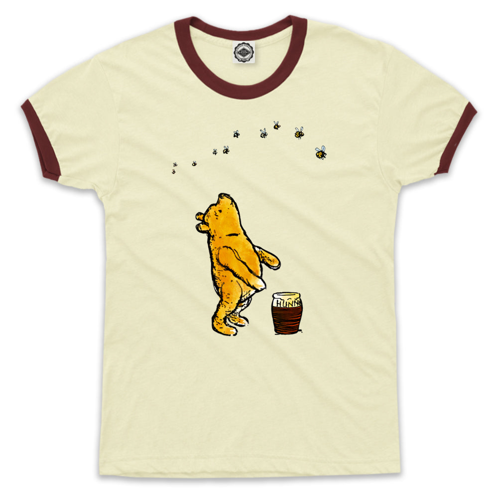 Winnie-The-Pooh "Hunny" Unisex Ringer Tee