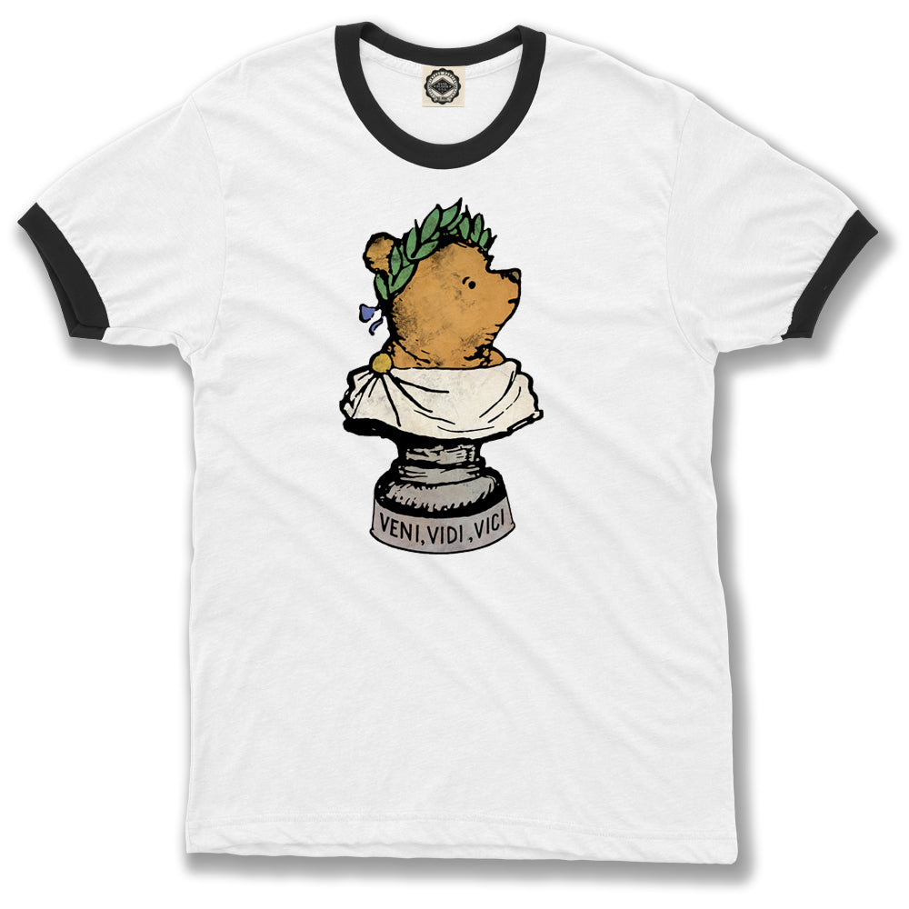 Winnie-The-Pooh "Veni Vidi Vici" Unisex Ringer Tee