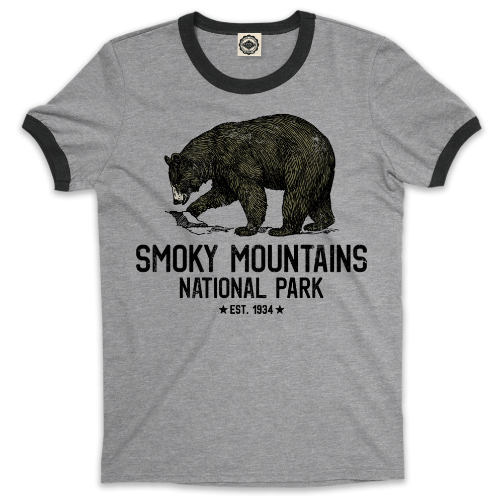 Smoky Mountains National Park 1934 Men's Ringer Tee