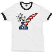 Spirit Of '76 (Bicentennial) Unisex Ringer Tee