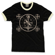 TV Test Pattern Unisex Ringer Tee