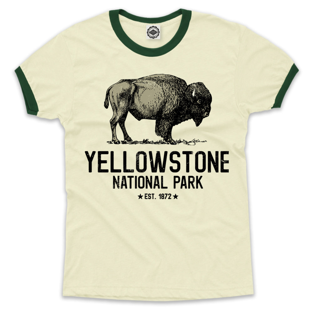 Yellowstone National Park 1872 Men's Ringer Tee