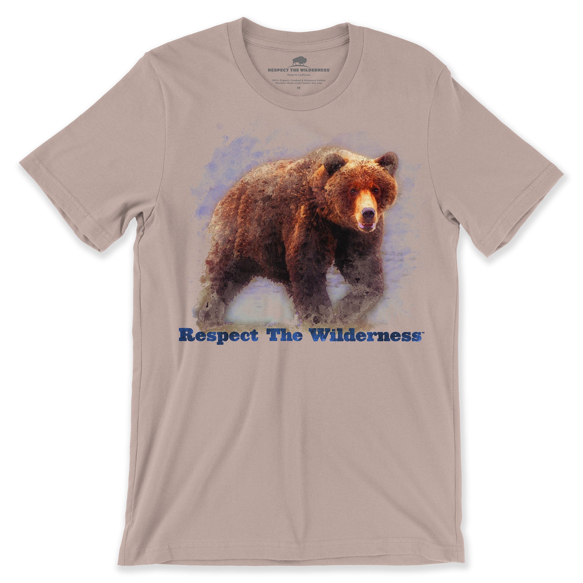 RTW Watercolor Grizzly Bear Unisex Tee