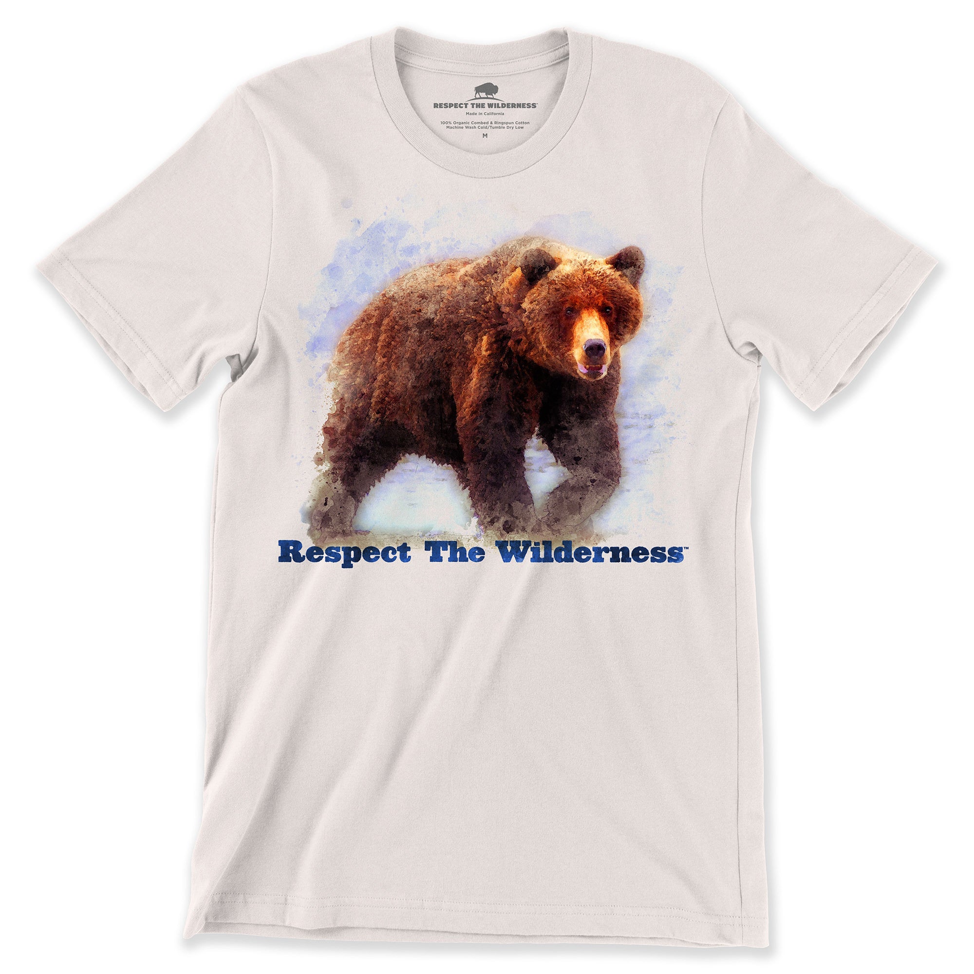RTW Watercolor Grizzly Bear Unisex Tee