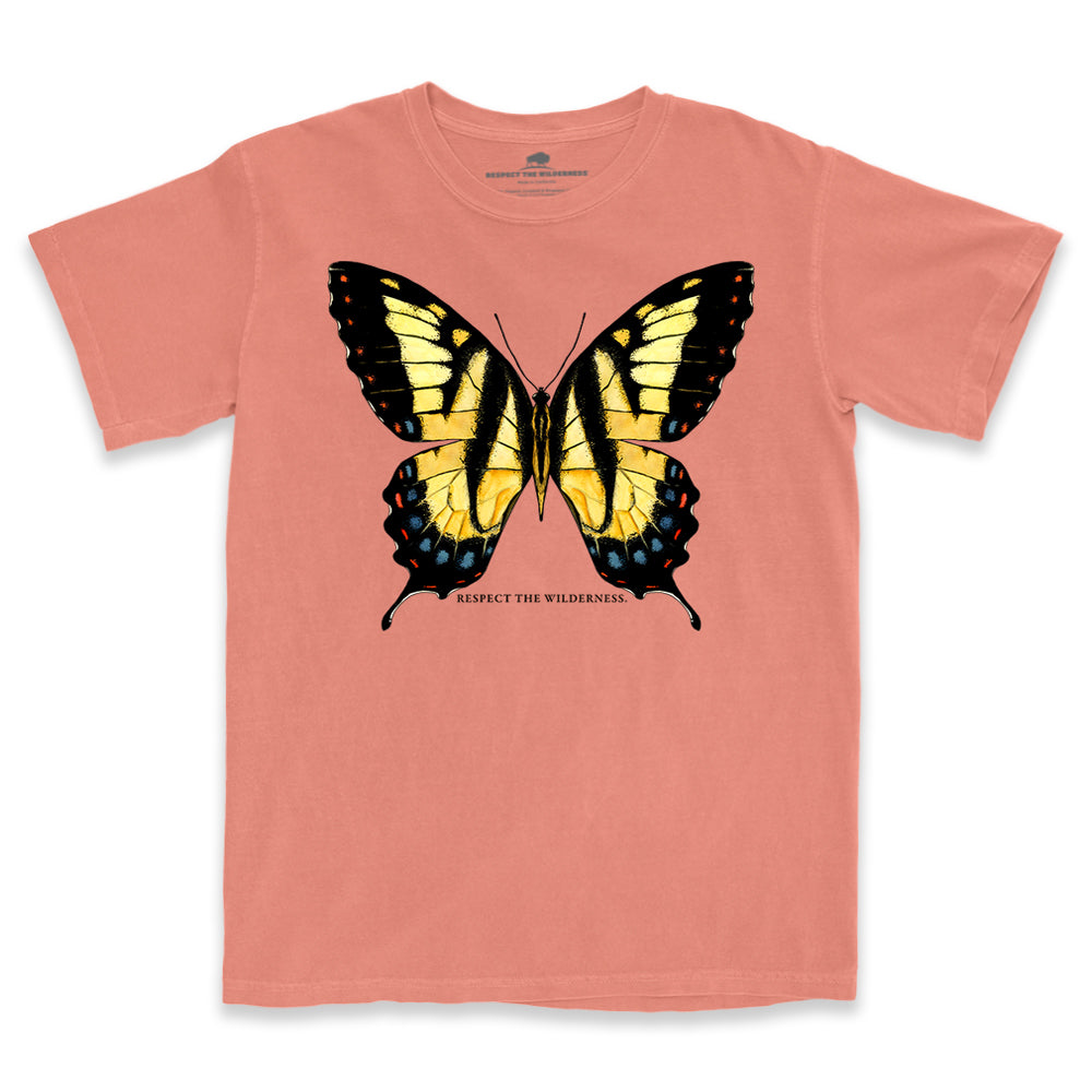 Respect The Wilderness Butterfly Men's Pigment Dyed Tee