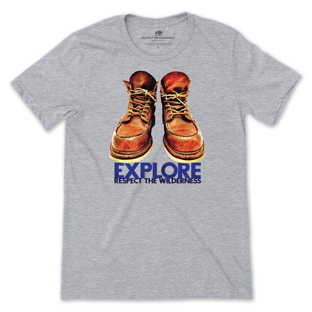 RTW Explore Hiking Boots Unisex Tee