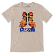 RTW Explore Hiking Boots Unisex Tee