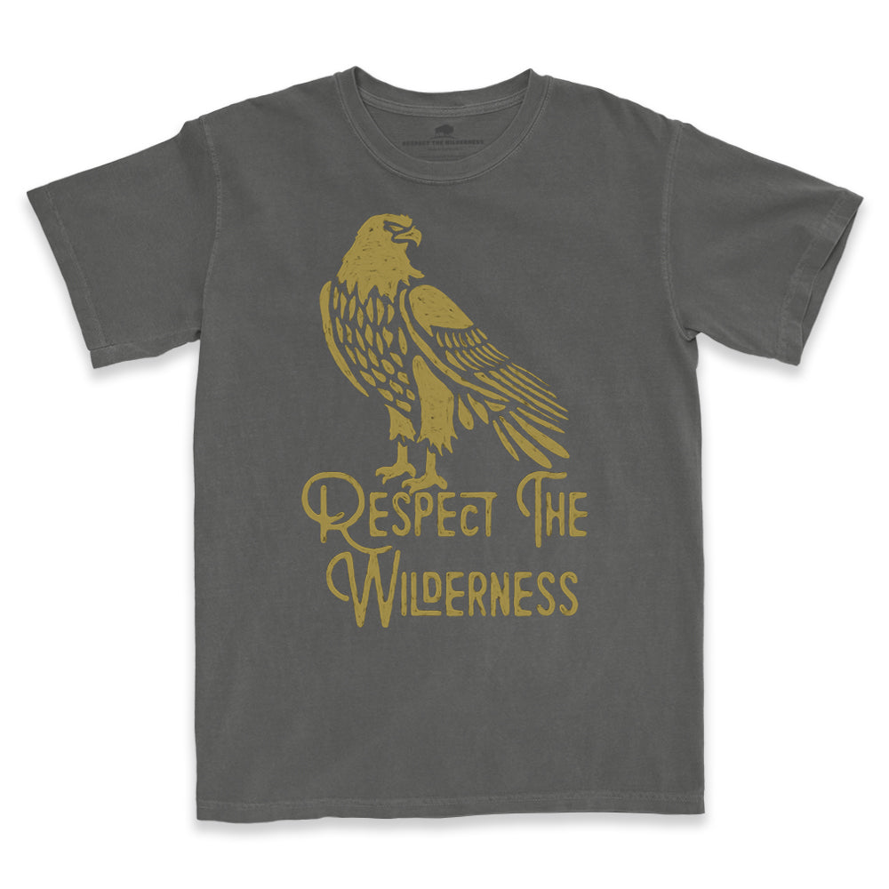 Falcon Respect Thread Respect The Wilderness Falcon Unisex Pigment Dyed Tee – Hank Player