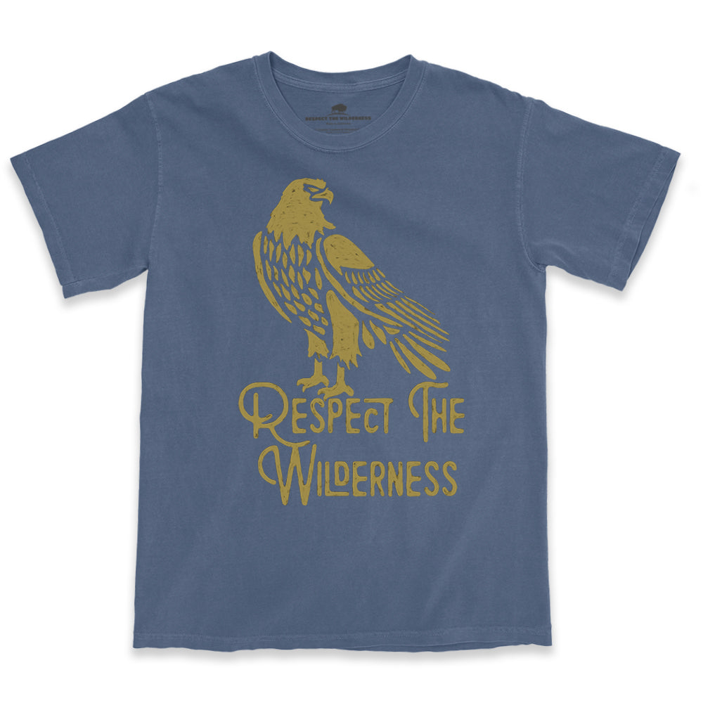 Respect The Wilderness Falcon Men's Pigment Dyed Tee