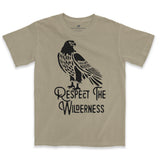 Respect The Wilderness Falcon Unisex Pigment Dyed Tee