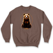 No Poking Bear Unisex Crew Sweatshirt