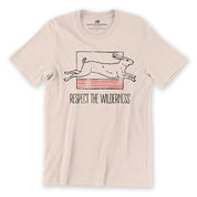 Respect The Wilderness Hare Unisex Tee